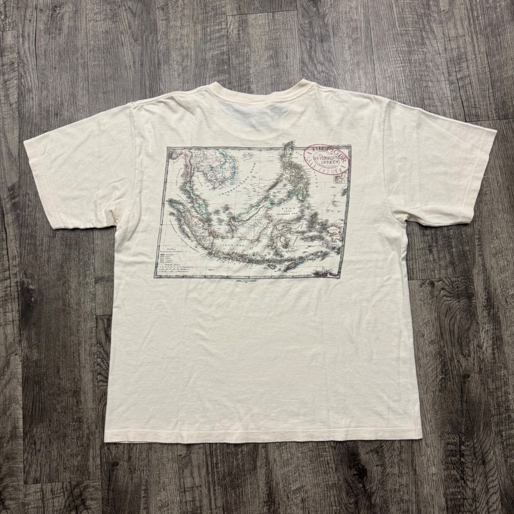Vintage 90s Tommy Hilfiger Map T-Shirt